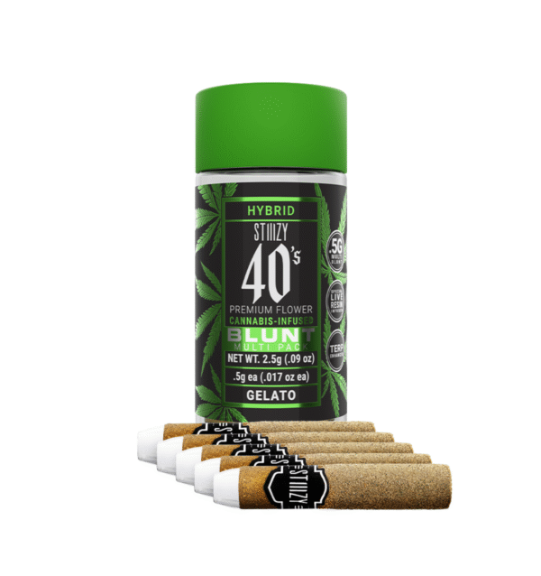 - BLUE DREAM - .5G 40's Infused Mini Blunt 5 Pack
